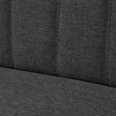 Sofa Fabric 117x55.5x77 cm Dark Grey