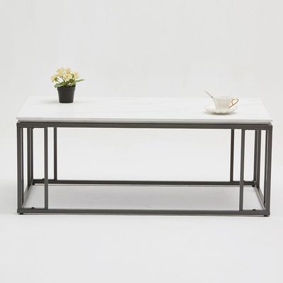 HC Home Canvas Denza Coffee Table Meta frame Stone finish