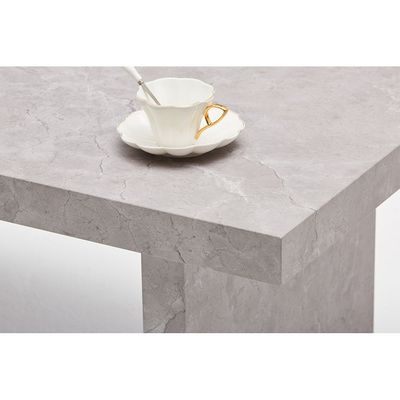 HC Home Canvas Galano Coffee Table Marble Finish Laminated Gray