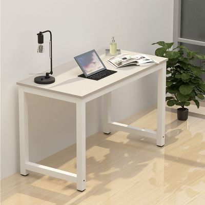 Mahmayi ZCD-25W Modern Study Desk, Modern Executive Desks for Home, Office, Schools, Laptop, Computer Workstation Table - Light Grey