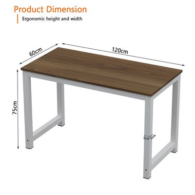 Mahmayi ZCD-25W Modern Study Desk, Modern Executive Desks for Home, Office, Schools, Laptop, Computer Workstation Table - Zabrano