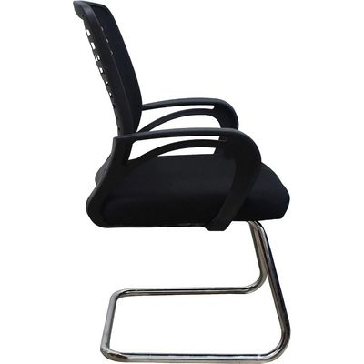 Desk Chair Office Chair for Home Height Adjustable Mid Back Mesh Computer Chair with Lumbar Support Mesh Swivel Computer Office Ergonomic Executive Chair (Visitor, Black)