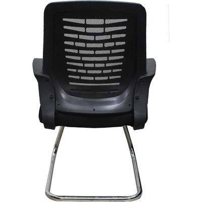 Desk Chair Office Chair for Home Height Adjustable Mid Back Mesh Computer Chair with Lumbar Support Mesh Swivel Computer Office Ergonomic Executive Chair (Visitor, Black)