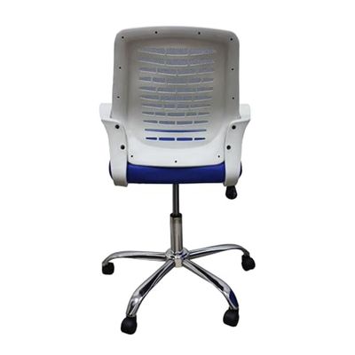 Desk Chair Office Chair for Home Height Adjustable Mid Back Mesh Computer Chair with Lumbar Support Mesh Swivel Computer Office Ergonomic Executive Chair (Swivil, Blue)