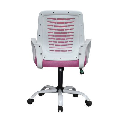 Desk Chair Office Chair for Home Height Adjustable Mid Back Mesh Computer Chair with Lumbar Support Mesh Swivel Computer Office Ergonomic Executive Chair (Swivil, PINK)