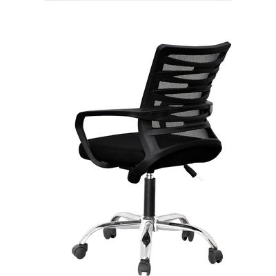 Desk Chair Office Chair for Home Height Adjustable Mid Back Mesh Computer Chair Mesh Swivel Computer Office Ergonomic Executive Chair (Swivil, Black ) 110