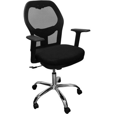 Executive MEDIUM BACK CHAIR, WITH LUMBER FOR BACK SUPPORT, HIGH RESILIENCE FOAM, TWO YEARS WARRANTY . 