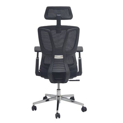  Mesh Office Chair, Executive Office Mesh Chair with Ergonomic Lumbar Support and Comfort Seat Cushion, Executive Swivel Office Chair with Durable Armrests, Manager Office Chair (Black)