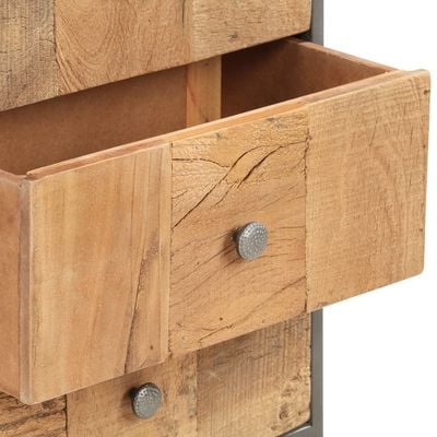 Drawer Cabinet 45x30x100 cm Solid  Reclaimed Wood