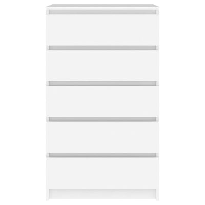 Drawer Cabinet White 60x36x103 cm Engineered Wood