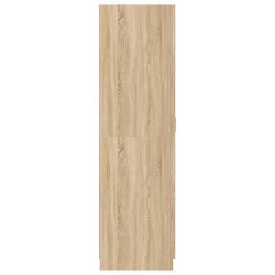 Wardrobe Sonoma Oak 80x52x180 cm Engineered Wood