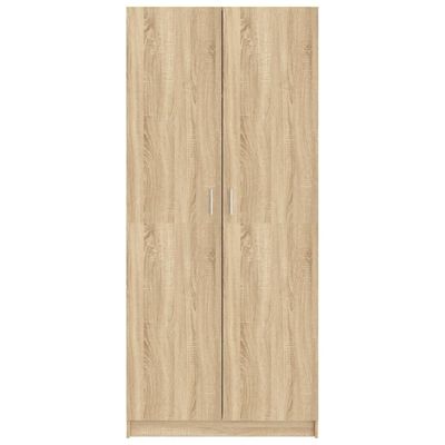 Wardrobe Sonoma Oak 80x52x180 cm Engineered Wood