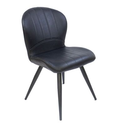 Modern Black PU Leather Dining Chair JP1149A-Black 