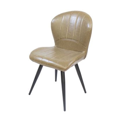 Modern Brown PU Leather Dining Chair JP1149B-Brown 