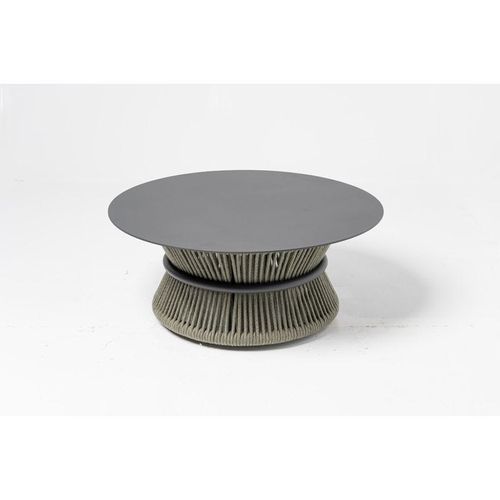 June Charcoal Round Coffee Table