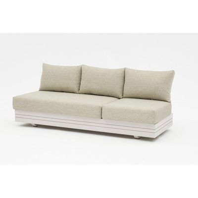 Largo White 3-seater Sofa