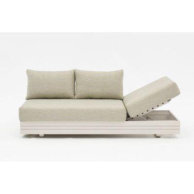 Largo White 3-seater Sofa