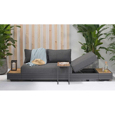 Largo Charcoal 3-seater Sofa