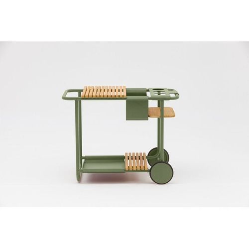 Sunset Green Trolley with Wheels