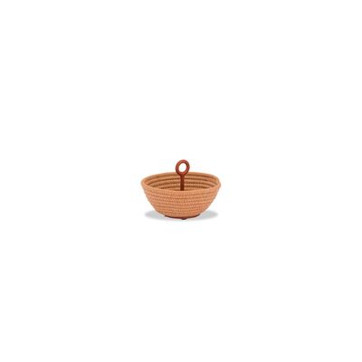 Small Decorative Rope Bowl Terracotta