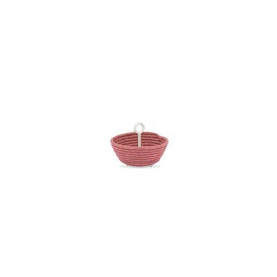 Small Decorative Rope Bowl Pink