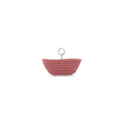 Small Decorative Rope Bowl Pink