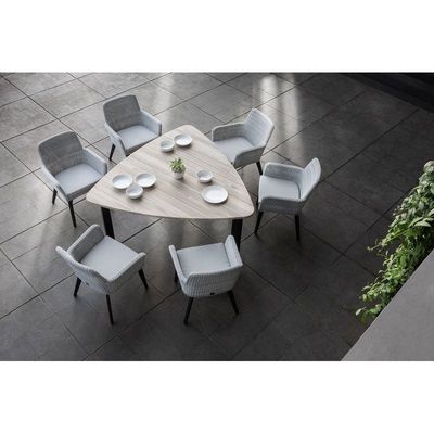 Alpen Grey Triangle Dining Table