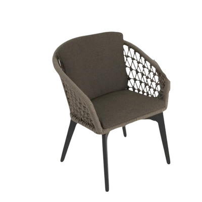 Augusta Taupe Dining Armchair