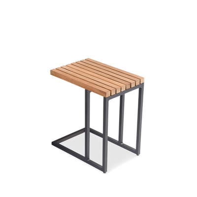 Cube Charcoal Side Table