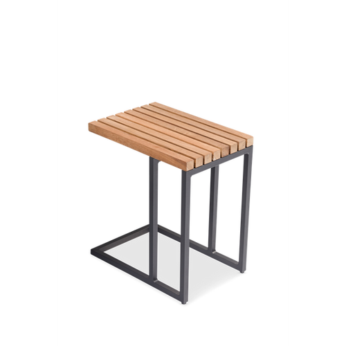 Cube Charcoal Side Table