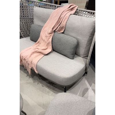 Kane Grey High-Back 2-Seater Sofa