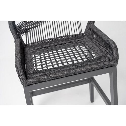 Leon Charcoal Bar Chair
