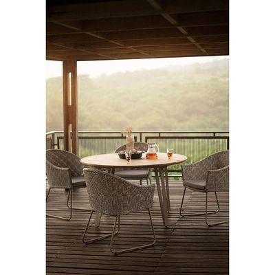 Lille Teak Round Dining Table (without chairs)