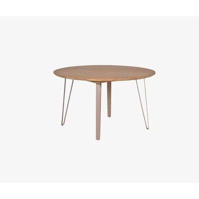 Lille Teak Round Dining Table (without chairs)