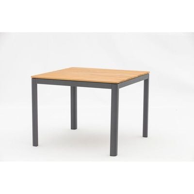 Pebble Charcoal Square Dining Table (without chairs)