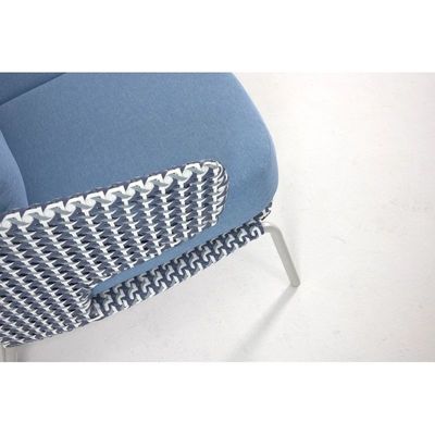 Roma Blue 2-Seater Armchair