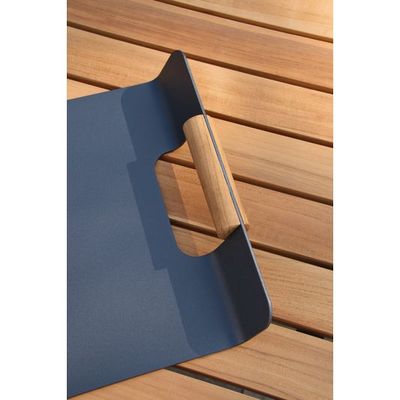 Tracy Charcoal Rectangle Tray