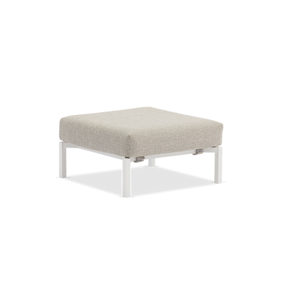 Reef White 3-Seater Sofa with Footrest (without Coffee Table)
