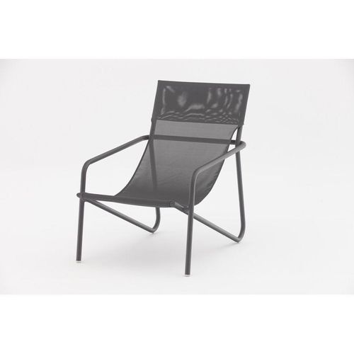 Coast Charcoal Beach Lounger with footrest