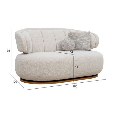Nomad 2 Seater Sofa Luxurious Design with Premium Fabric Best For Living Room