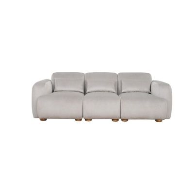 The DEVINE 3 Seater Sofa Luxurious Design with Premium Fabric Best For Living Room | For Hotel | Wooden Base 