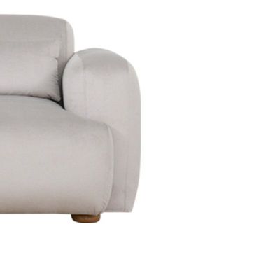The DEVINE Single Seater Sofa Luxurious Design with Premium Fabric Best For Living Room | For Hotel | Wooden Base 