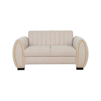 The LUCIA 2 Seater Sofa Luxurious Design with Premium Fabric Best For Living Room | For Hotel | Wooden Base 