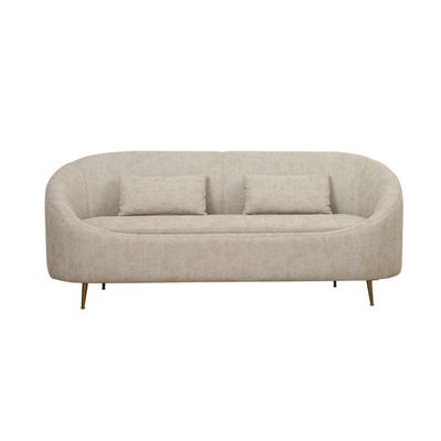 The CHELSEA 3 Seater Sofa Luxurious Design with Premium Fabric Best For Living Room | For Hotel | Metal Base