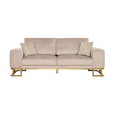 The FLOYD 7 Seater Sofa Set Luxurious Design with Premium Fabric Best For Living Room | For Hotel | Metal Base