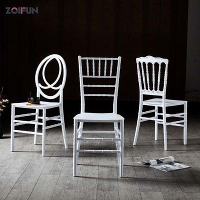 Maple Home Modern Plastic Dining Chair Stacking Bamboo Chair Armless Clear Stool Backrest Kitchen Living Wedding Event Reception Furniture