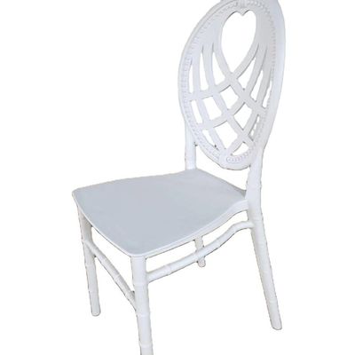 Maple Home Modern Plastic Dining Chair Stacking Bamboo Chair Armless Clear Stool Backrest Kitchen Living Wedding Event Reception Furniture