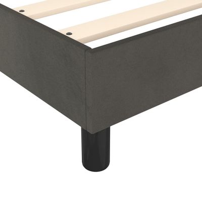 Bed Frame Light Grey 180x200 cm King Fabric