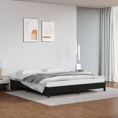 Bed Frame Dark Grey 180x200 cm King Velvet