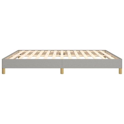 Bed Frame Dark Grey 180x200 cm King Fabric